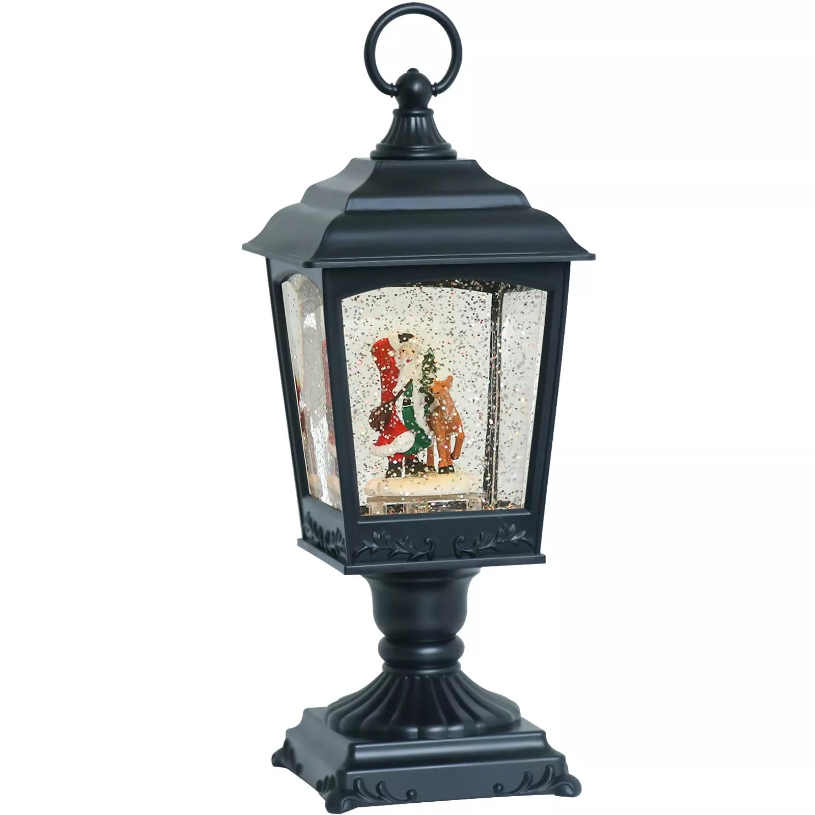 Santa Natal Salju Globe Lantern